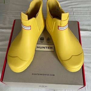 Hunter Kids Original Chelsea Boot (Yellow)